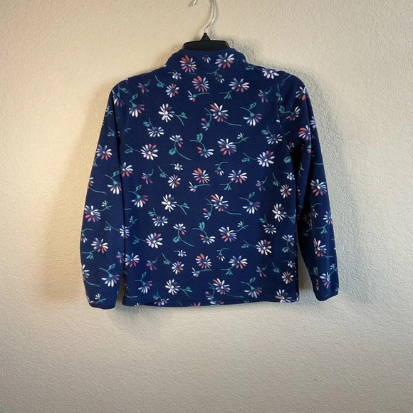 Oshkosh B'gosh Girls Floral Fleece Pullover‎ Size 12 - Picture 2 of 6